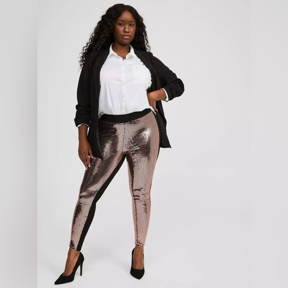 TORRID Full-Length Sequin Leggings - Picture 1 of 4